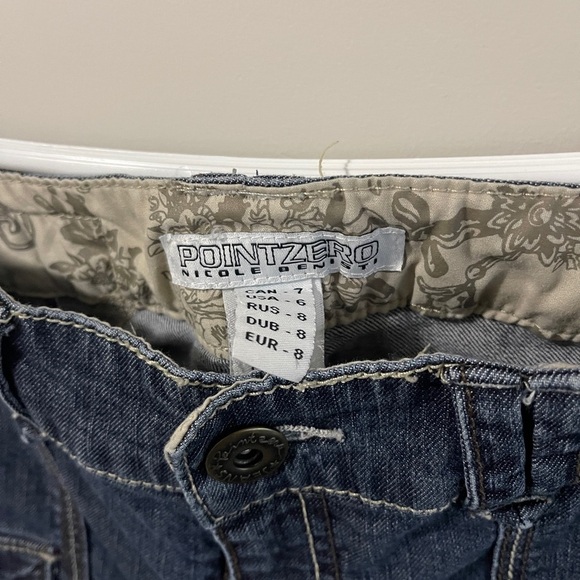 Vintage Y2K Point Zero Nicole Benisti Capri Jeans Size 6 - Picture 3 of 6